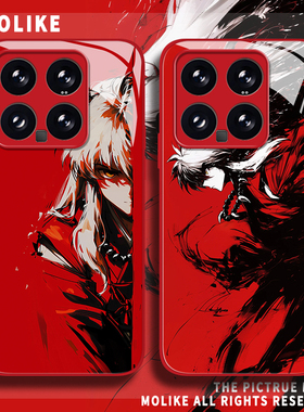 犬夜叉适用小米17promax手机壳15ultra动漫14新款13红米k90二次元80日漫70玻璃60至尊版50卡通note12保护11套