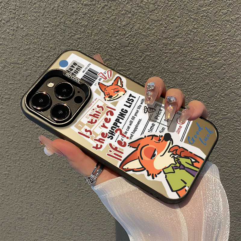 报纸狐尼克适用华为pura80手机壳mate70pro疯狂动物城nova14新款13朱迪12荣耀400/300/200/x60/50/magic8/7/6