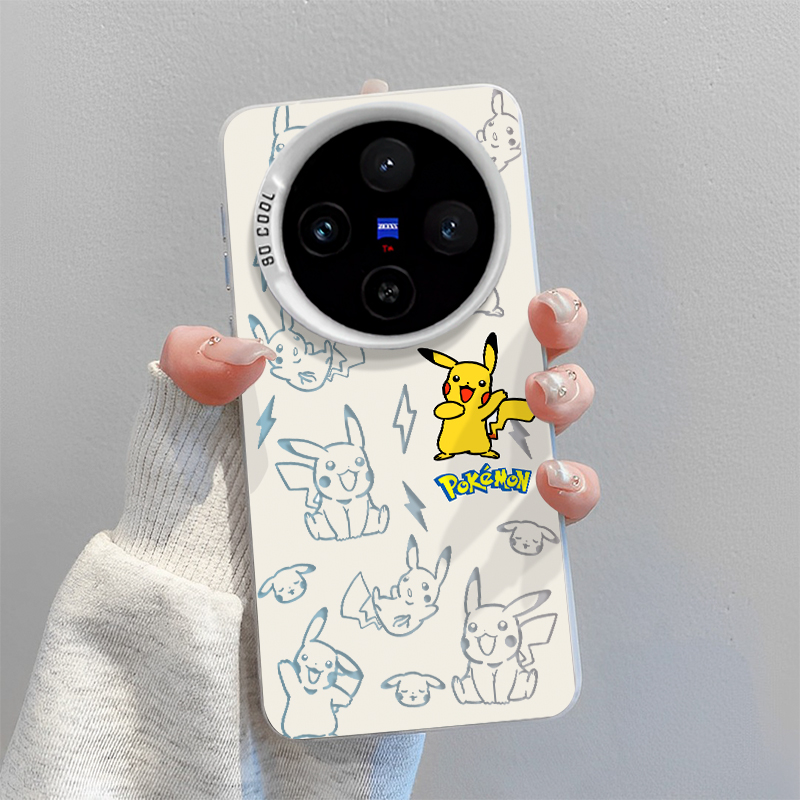 适用vivoX100手机壳宝可梦皮卡丘