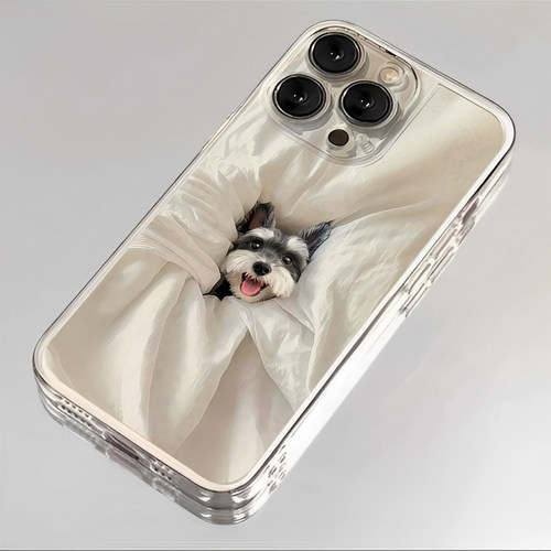 露头小狗适用华为pura80手机壳mate70pro雪纳瑞nova14可爱13卡通12荣耀400透明300防摔200/x60/50/magic7/6/5