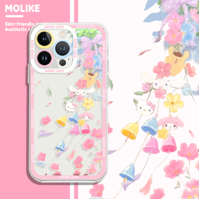 HelloKitty适用opporeno14pro手机壳K12x风铃kt猫13女11凯蒂猫10软9/findX8/realme真我Neo7/GT6/A5/4/3套十+