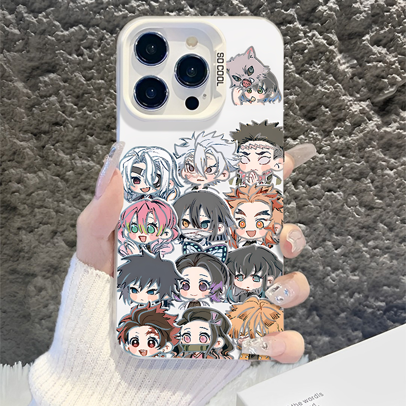 Q版鬼灭之刃合集适用iqoo15手机壳13镭射z9turbo周边12善逸11s一加ace5新款neo10pro周边1+2/3v/9/8/7/6/vivo