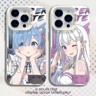 2防摔3v套9 z9turbo鐳射11s一加ace5可愛neo10pro周邊1 s24 vivo三星S25 蕾姆適用iqoo13手機殼12二次元