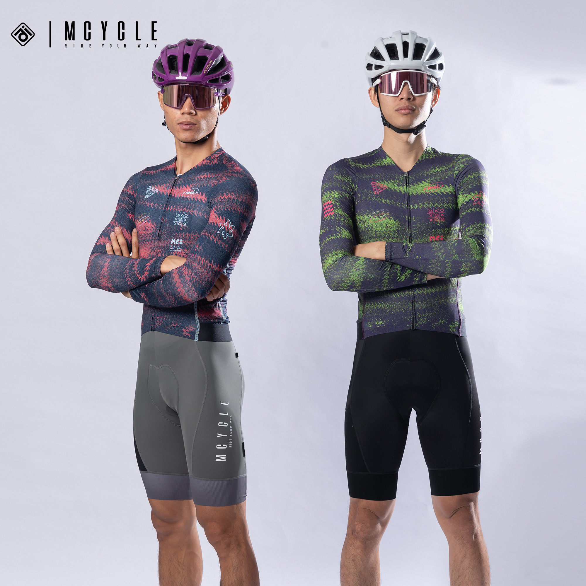 魅骑自行车公路骑行服长袖男款