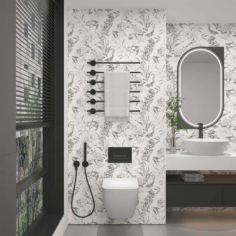 卫生间墙纸自粘法式燕子浴室防水防潮厕所贴纸厨房专用瓷砖壁纸贴,家装主材,PVC墙纸,淘宝优惠券,粉丝福利购,淘宝优惠卷