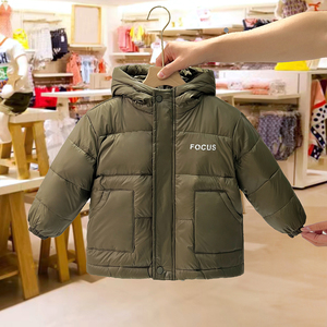 儿童羽绒服2023新款男女童装冬季潮牌洋气中大童加厚韩版炸街外套