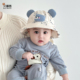 韩版 男婴儿可调节遮阳帽婴幼儿冬季 外出渔夫帽 薄款 宝宝帽子春秋季