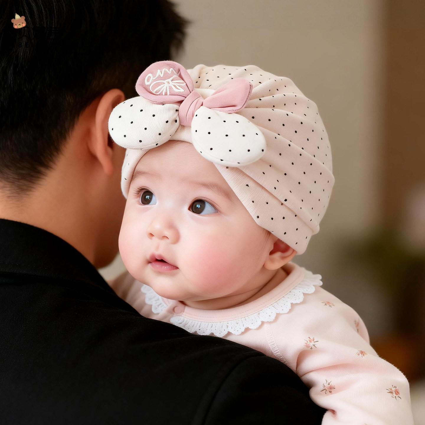 贝娜茜婴儿帽子春秋季可爱印度帽