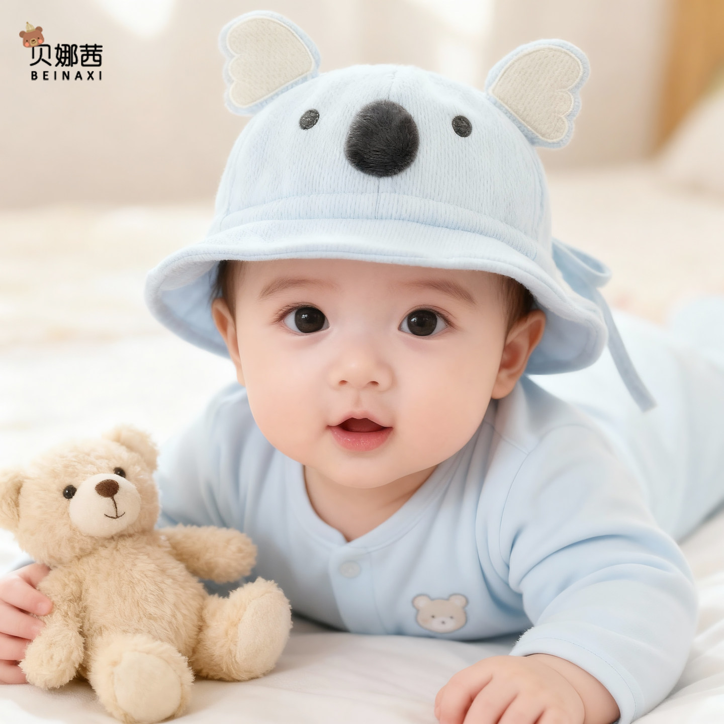 婴儿帽子春秋薄款男宝宝外出遮阳渔夫帽婴幼儿新款可调节防晒盆帽,童装/婴儿装/亲子装,帽子,淘宝优惠券,粉丝福利购,淘宝优惠卷