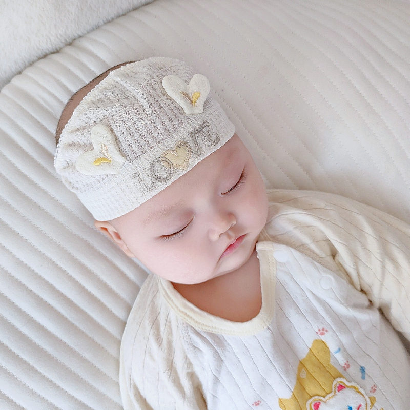 贝娜茜夏季薄款护卤门胎帽