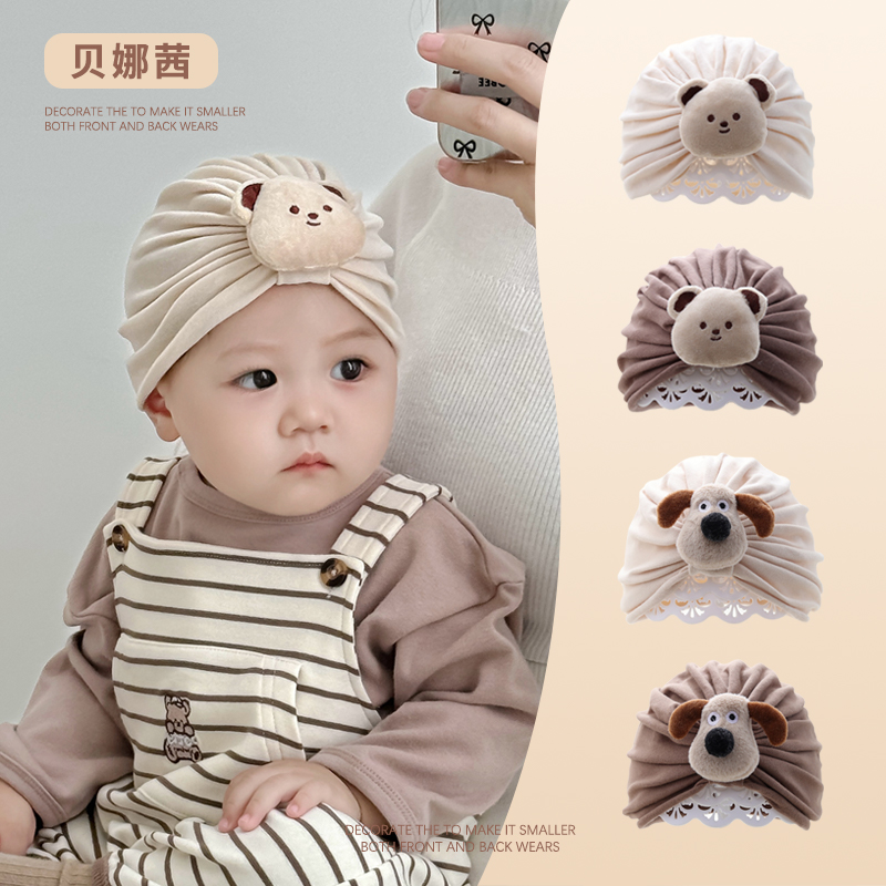 宝宝帽子春秋款婴儿胎帽