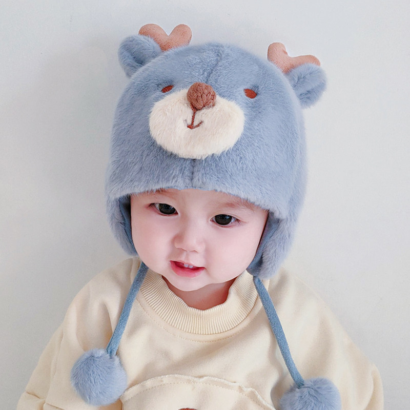 婴儿帽子秋冬款男女宝宝婴幼儿可爱超萌护耳保暖加绒帽雷锋帽冬季,童装/婴儿装/亲子装,帽子,淘宝优惠券,粉丝福利购,淘宝优惠卷