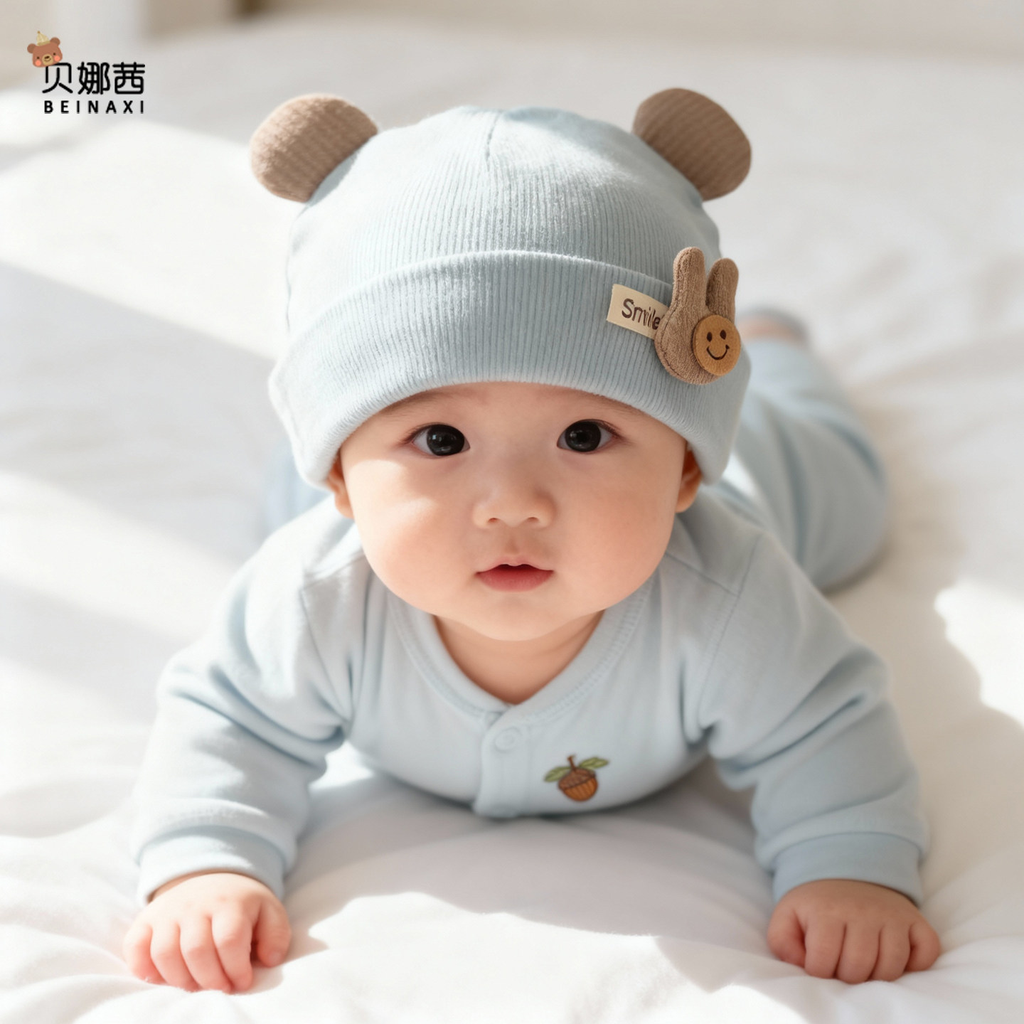 婴儿帽子秋冬季保暖宝宝男囟门帽婴幼儿外出女加厚护耳帽冬天胎帽,童装/婴儿装/亲子装,帽子,淘宝优惠券,粉丝福利购,淘宝优惠卷