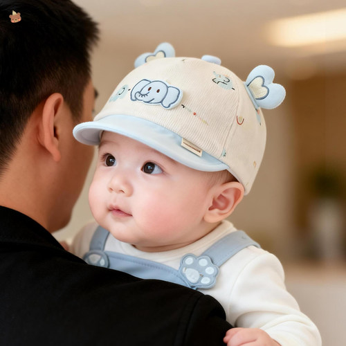 贝娜茜婴儿帽子春秋季可爱鸭舌帽