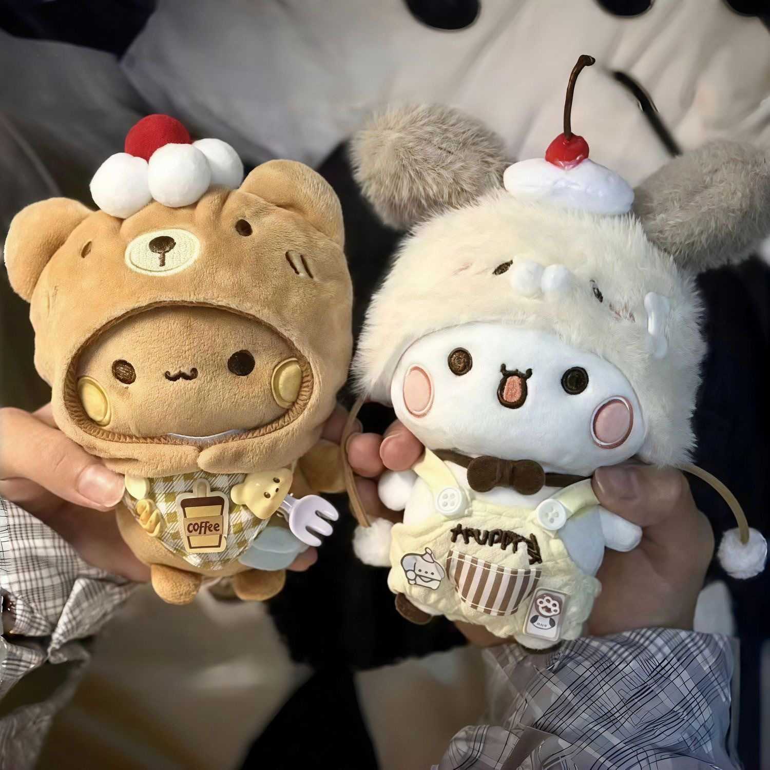 一二布布挂件毛绒玩偶公仔钥匙扣可爱卡通包包挂件情侣小挂饰礼物