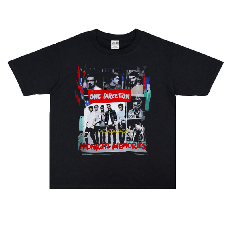 OneDirection单向乐队印花T恤