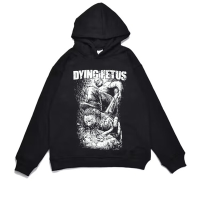 DyingFetus乐队连帽宽松卫衣