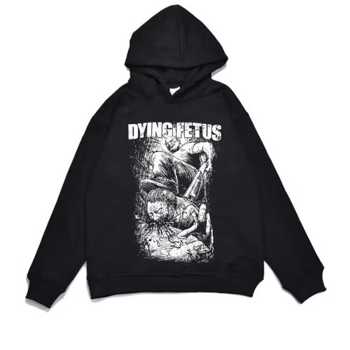 DyingFetus乐队连帽宽松卫衣