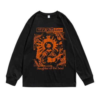 瑞典哥德堡之声At The Gates沉沦关头旋律死亡金属乐队款长袖T恤