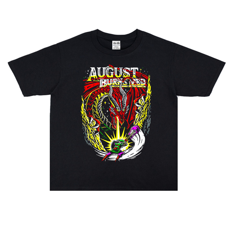 美国金属核乐队August Burns Red摇滚印花T恤短袖宽松纯棉男女
