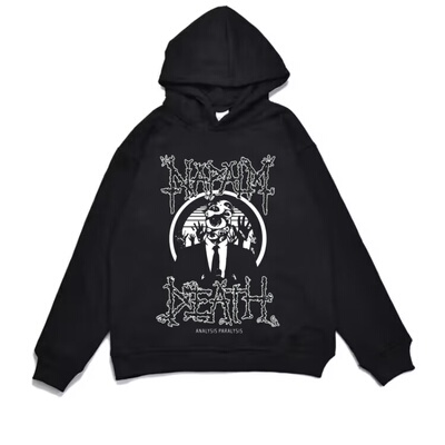 NapalmDeath乐队加厚连帽卫衣