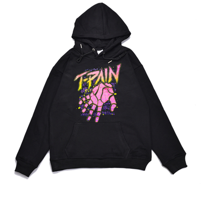 美国专辑印花宽松外套卫衣