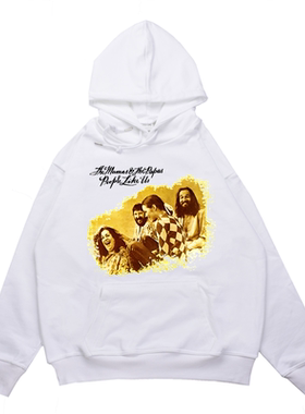 欧美民谣流行摇滚The Mamas & the Papas妈妈爸爸乐队卫衣外套