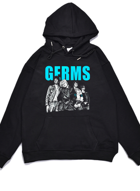 欧美硬核朋克摇滚The Germs胚芽乐队专辑印花卫衣宽松男女外套