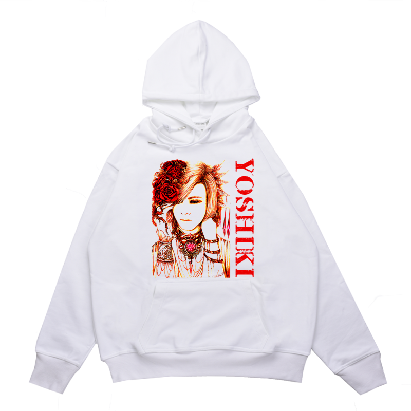 日本摇滚乐队外套印花卫衣