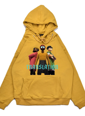 欧美嘻哈说唱乐团Black Eyed Peas黑眼豆豆乐队印花卫衣宽松外套