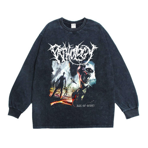 AsILayDying乐队印花T恤