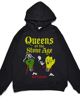 数码直喷摇滚石器时代皇后Queens Of The Stone Age石器女皇卫衣