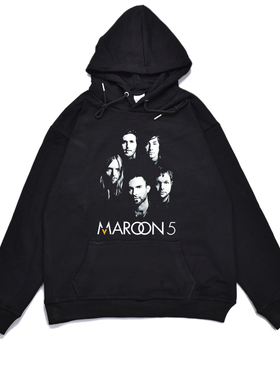 欧美魔力红Maroon5摇滚乐队卫衣加厚外套纯棉宽松男女同款潮牌