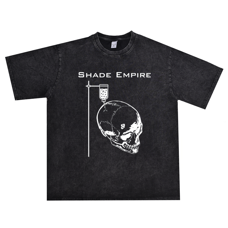 阴影帝国乐队印花T恤短袖