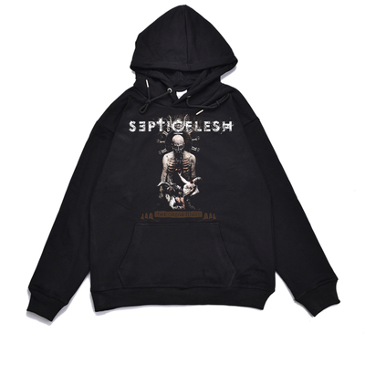 SepticFlesh印花卫衣外套