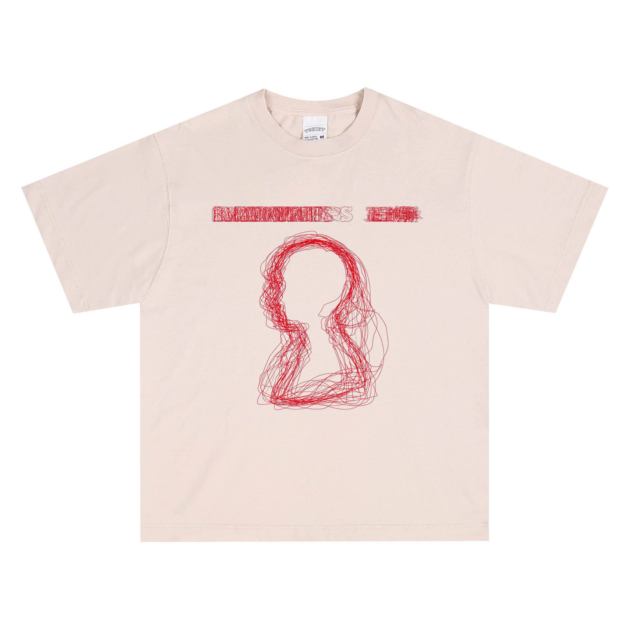 直喷RADWIMPS摇滚乐队RAD旧易拉罐垃印花纯棉宽松T恤男女潮短袖