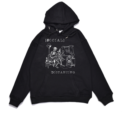 SOCIALDISTORTION连帽宽松卫衣