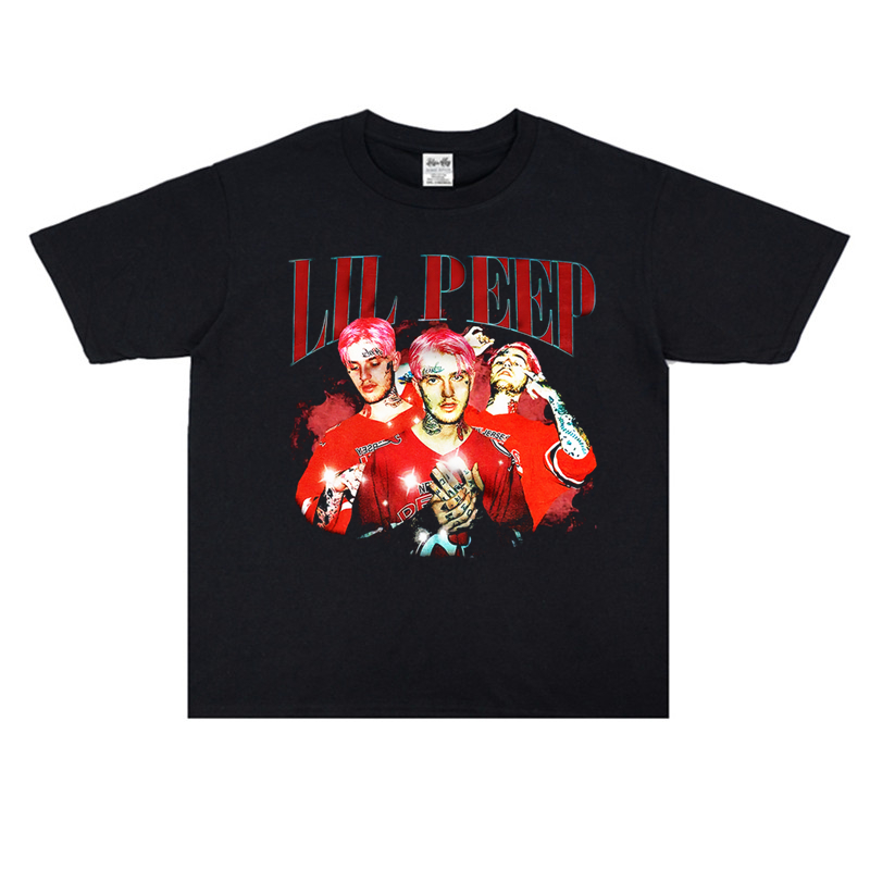 短袖嘻哈青年T恤纯棉男