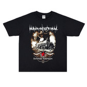 德国旋律死金属核Heaven 男女同款 Shall Burn摇滚乐队印花T恤短袖