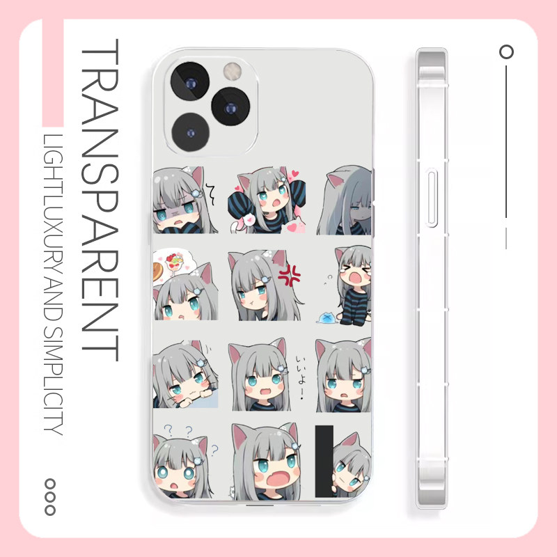 猫羽雫mate60pro华为p60手机壳p50新款30二次元x50x40适用p40p30荣耀90女nova12男7se9日系70可爱8畅享20透明