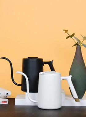 泰摩鱼pure手冲咖啡壶简约家用手冲壶700ml2-3人份入门咖啡壶黑色