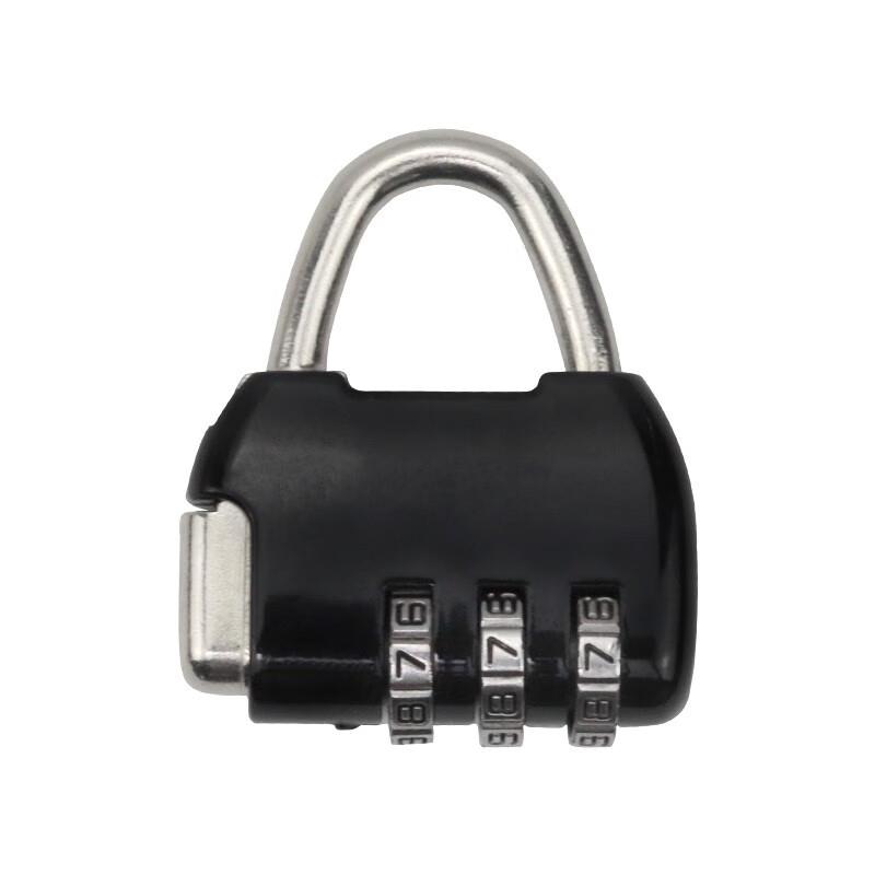 朴派密码锁挂锁家用柜子柜门小锁行李箱防盗锁头迷你挂锁小号粉色