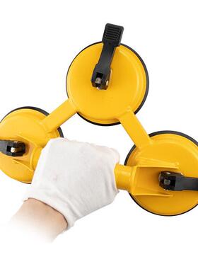 冰禹BYJZ-1105玻璃吸盘大号玻璃搬运强力吸提器2爪颜色随机