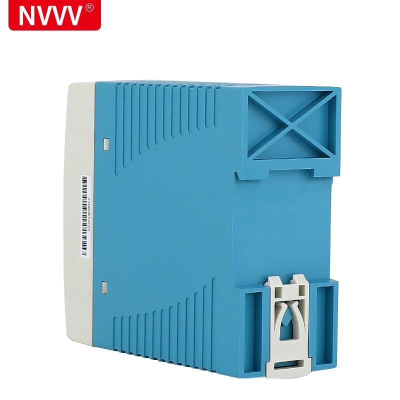 NVVV导轨开关电源220v转直流12v/24v超薄MDR(20W40W60W100W)MDR-4