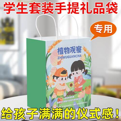 学生手提礼品袋儿童开学礼品袋