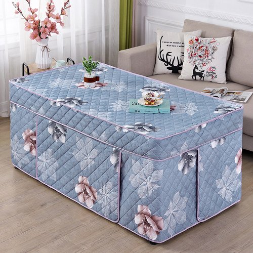 烤火罩电炉罩新款长方形取暖桌布罩套电烤炉茶几桌子罩套加厚冬季