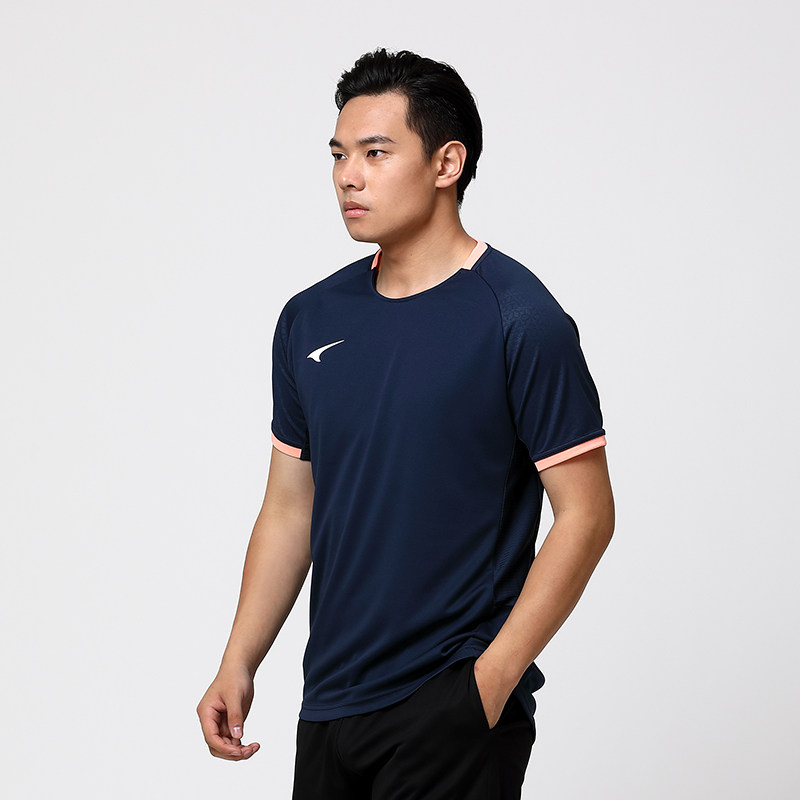 新款锐克男子夏季休闲圆领快干短袖运动t恤上衣 e00206