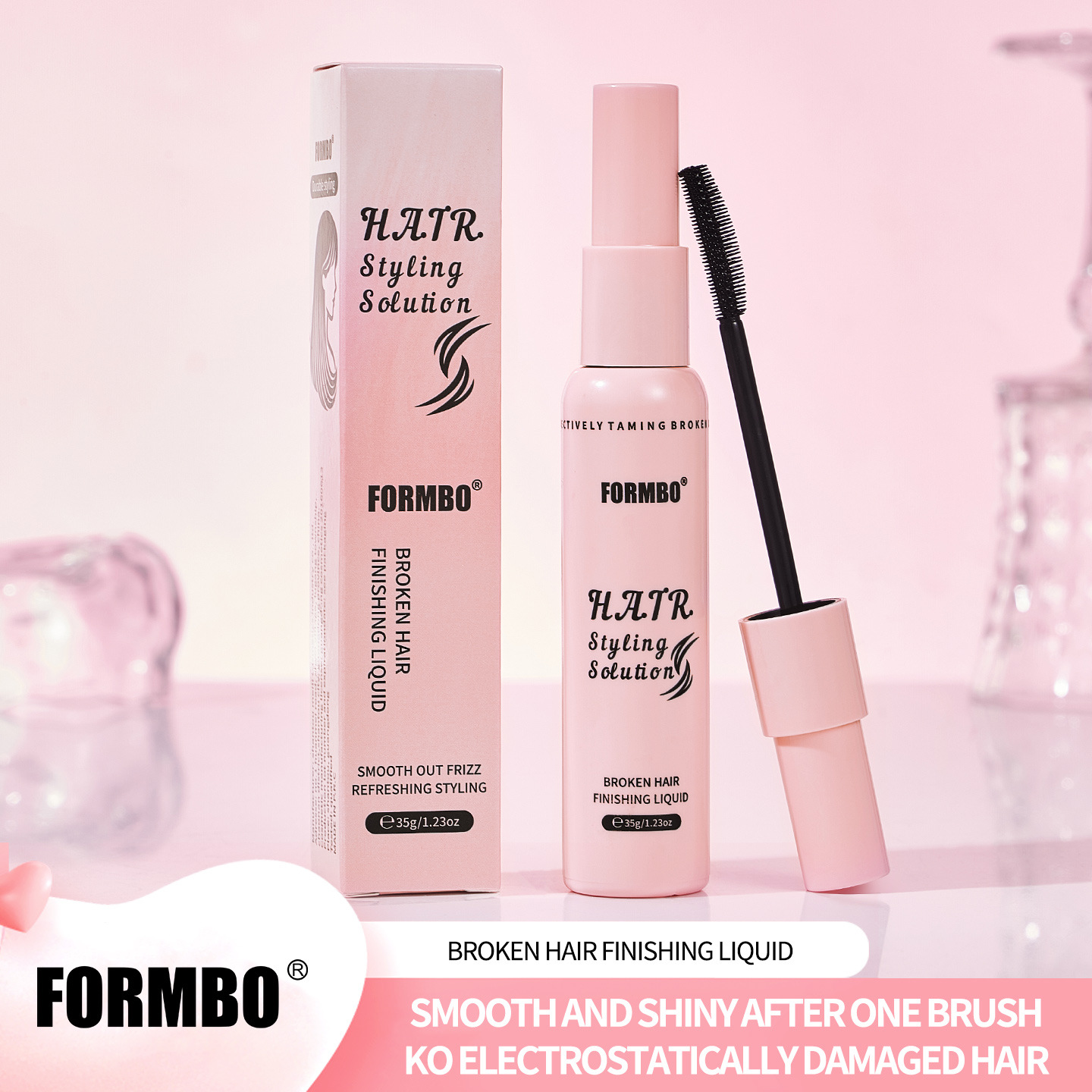 外贸跨境爆款头发定型整理碎发固