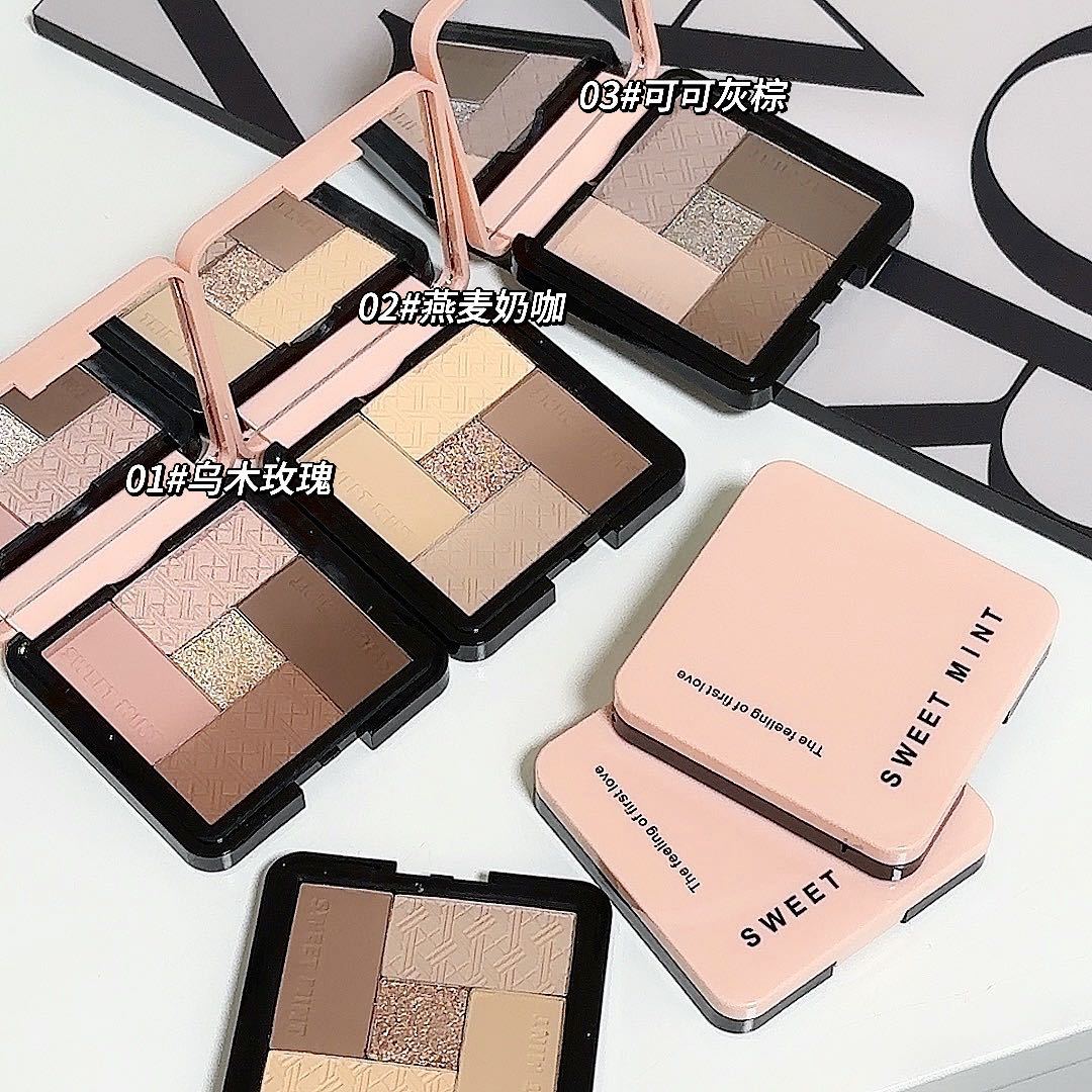 sweetmint五色眼影腮红眼影阴影