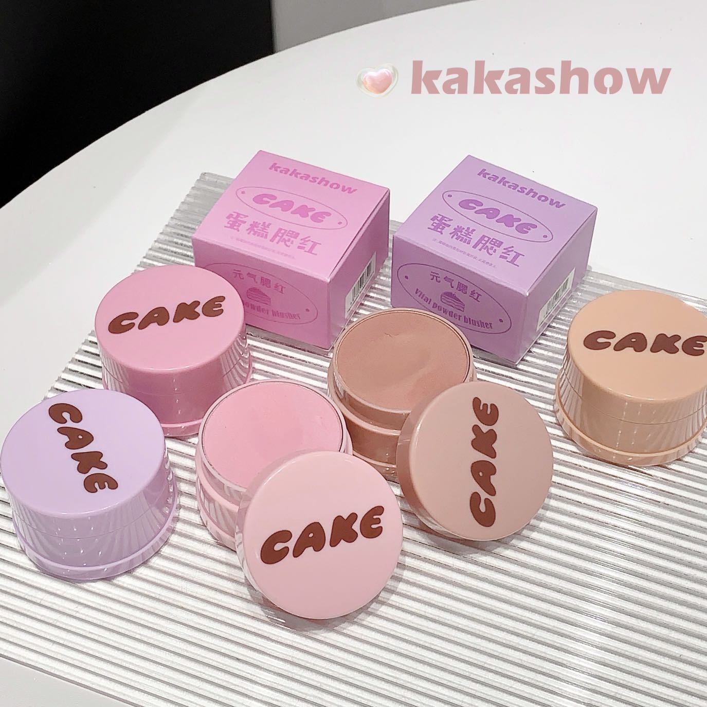 kakashow活力元气腮红哑光土豆泥